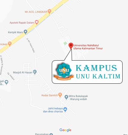 Campus Location Map University of Nahdlatul Ulama  East Kalimantan Samarinda Nomor